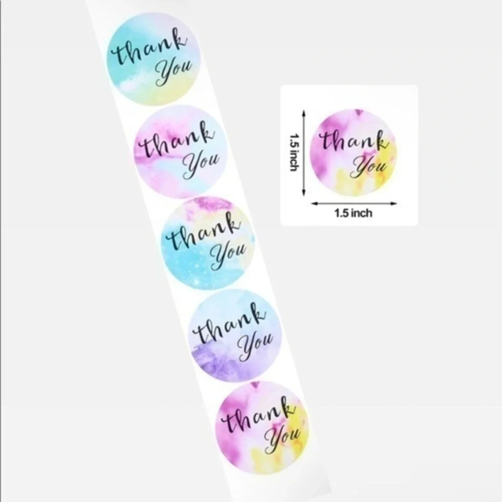 40 Thank You Stickers!